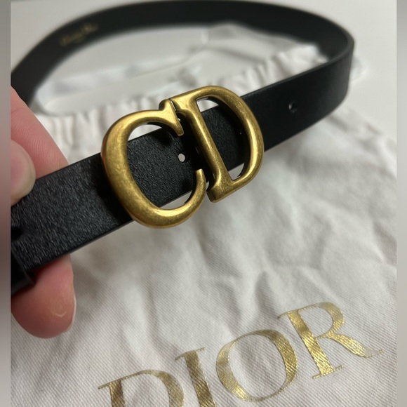 NEVER USED. NWOT Christian Dior Belt with Dust Bag. Authentic - Picture 7 of 7